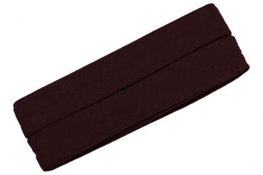 Oaki Doki Jersey Schrägband gefalzt 3m Coupon Tiefburgund
